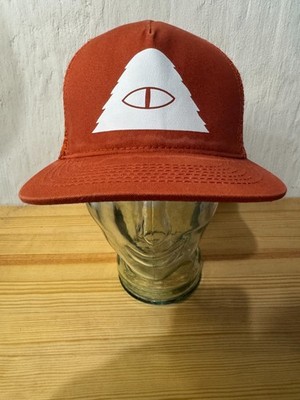 Poler Stuff Trucker Snapback Hat Orange
