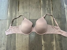 Gratlin beige underwire llighly lined maternity nursing bra size 38E