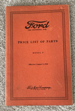 Model T Ford Price List Of Parts Aug. 51928 Repair Maintenance 112 Wheelbase Model T Ford Price List Of Parts Aug. 51928 Repair Maintenance 112 Wheelbase