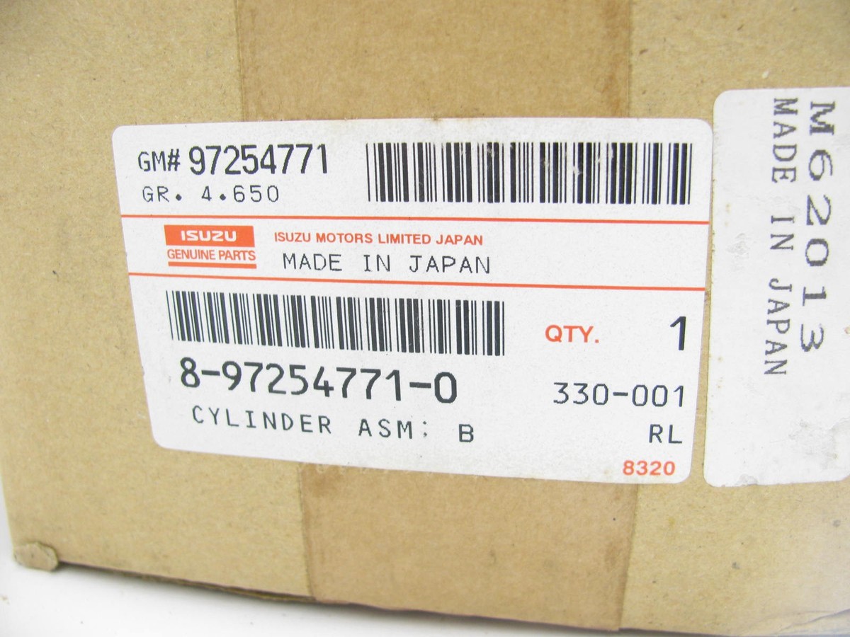 New Genuine OEM Isuzu 8-97254771-0 Brake Master Cylinder 98