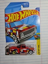 2022 HOT WHEELS Red '69 CHEVY PICKUP TRUCK HW Art Cars 4/10 Car 108/250 1969