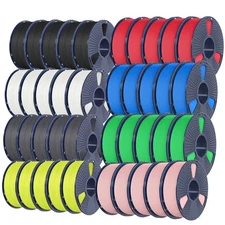 SUNLU 5KG 10KG Matte PLA 3D Printer Filament 1.75mm PLA 1KG/Spool Matte Finish