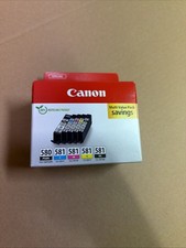 Canon PGI-580 PGBK & CLI-581 Ink Cartridge Multi Pack Set Genuine Sealed