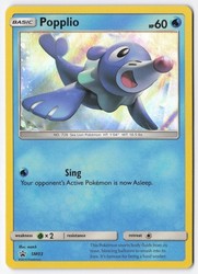 Popplio SM03 Black Star Promo Holo