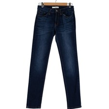 KanCan Alani Whiskered Skinny Jeans for Women KC7092 Dark Wash Size 27