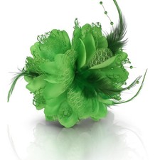 4.72 Inches Rose Hair Clip Flower Brooch Pin  Floral Clips for Woman  Glamo...