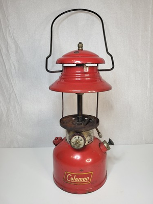 #ad VTG 1955 Coleman Model 200A Single Mantle Gas Lantern Sunshine UNTESTED AS IS $39.99