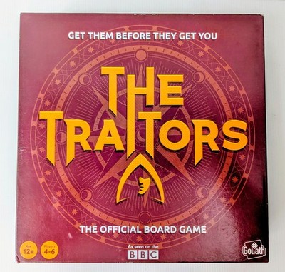 The Traitors Official Board Game BBC Goliath 2023 Strategy Party Game Complete