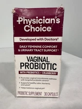 Physician's Choice Vaginal Probiotics for Women, box is sealed, exp 3/2027