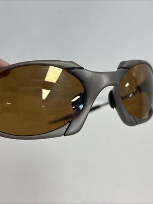 OAKLEY Romeo 040430 Brown Lens X-Metal Gold Iridium Titanium