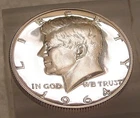 1964 Kennedy  Gem  CAMEO Proof 90% Silver  ~   Blazing Luster #312 -1