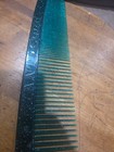 Vintage Camp Snoopy Giant Comb Translucent Green With Glitter Just Over 14" Long — photo 7