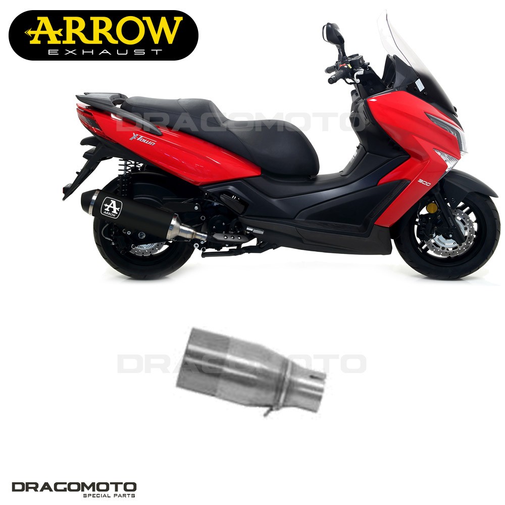 Tuyau Échappement Kymco X-Town 300 2017 2018 Arrow Homologué Kat Silencieux Accessoire Moto