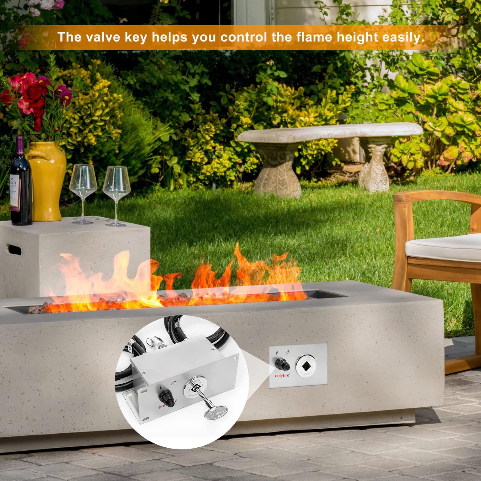 onlyfire All-in-One Natural Gas Fire Pit Ignition System Kit | eBay