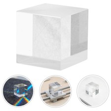 Optical Glass Beam Splitter, 1" 50/50 Ratio Cube Prism for Lab