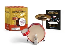 Desktop Drum Kit With Drumroll - GOOD