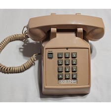 Radio Shack ET 170 Desk Phone Beige Tone Pulse Dial Telephone Model 43 365