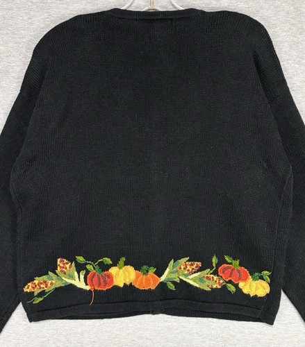 Design Options Philip & Jane Gordon Vintage Sweater Size L Turkey Thanksgiving - Bild 10 von 14
