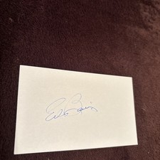 Ed Bailey Signed 3x5 Index Card Autographed ‘53 Reds Catcher Died’07 6x All-Star