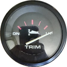 TELEFLEX TRIM GAUGE BLACK  MARINE BOAT - Freshwater Tested
