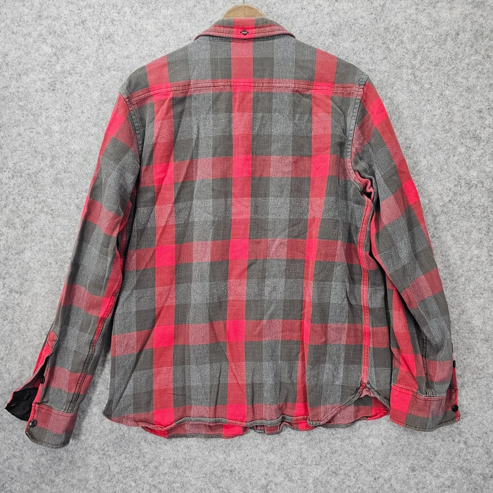 Penfield Trailwear Shirt Mens Medium Red Plaid VTG 80s Work Lumberjack Overshirt - Image 2 of 4