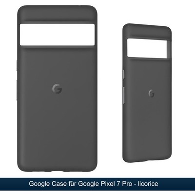 Original Handy Hülle Google Pixel 7 Pro Case Schutzhülle Backcover Licorice Grau