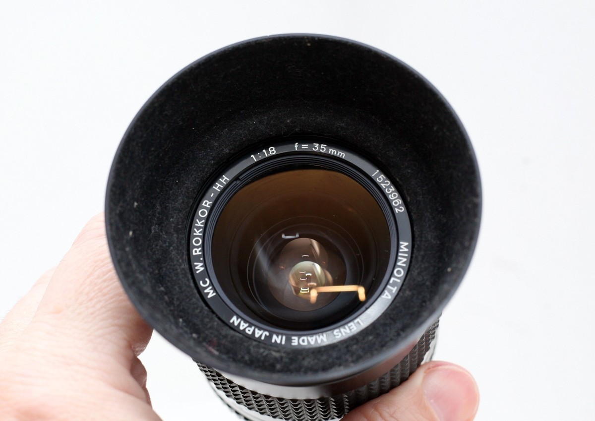 Minolta MC W. ROKKOR – HH 35mm F1.8 *FANTASTIC CONDITION* | eBay