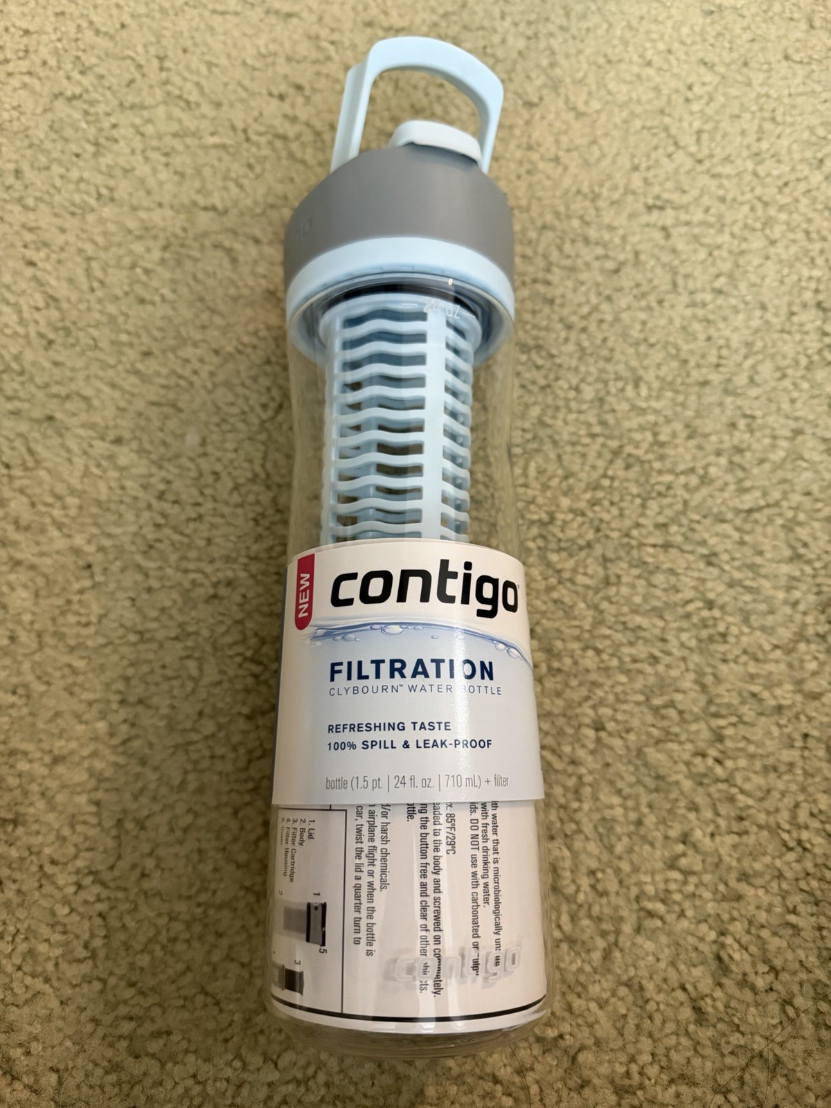 24 Fl Oz Leakproof Gray