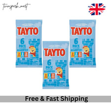 Tayto Crisps Assorted potato flavour Pack 6x25g ( 16 Pieces )