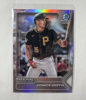 2025 Bowman Chrome Konnor Griffin REFRACTOR PIRATES NSCC #1 Prospect