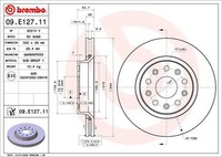 2X Brembo Bremsscheibe 09.E127.11 FüR Jeep