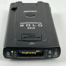 Escort Solo S3 Cordless Radar Detector - Black