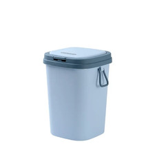Image of 8L/13L Wall Mounted Trash Can Bin with Lid Waste Bin Kitchen Cabinet Door Hangin