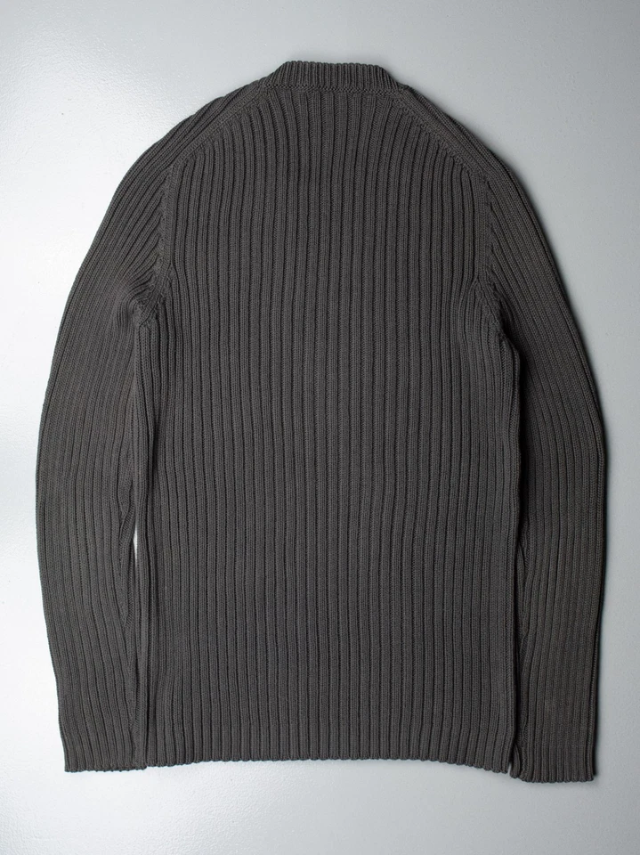 vintage early 00s Helmut Lang rib sweater - size 48 - Imagen 2 de 4