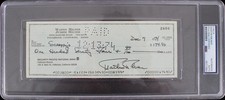 1974 Martin Milner Adam 12 Signed Check (PSA/DNA Slabbed)
