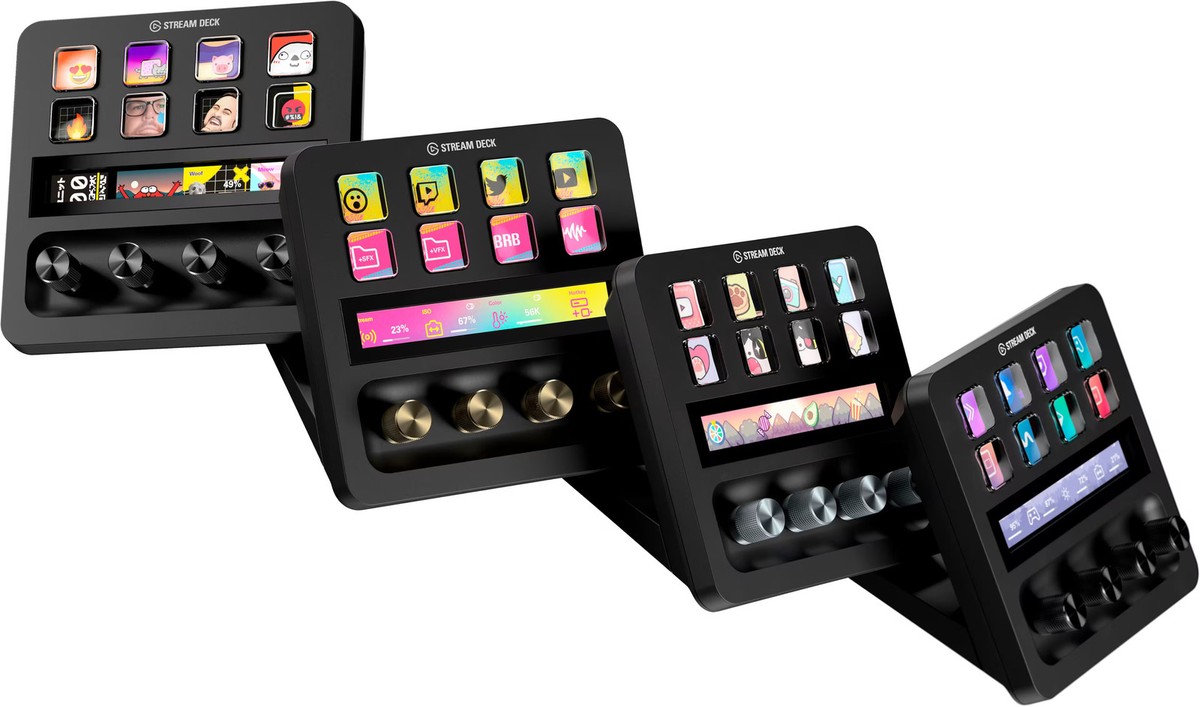 その他 elgato Stream Deck Elgato - Stream Deck + Full-size Wired USB Keypad - Black