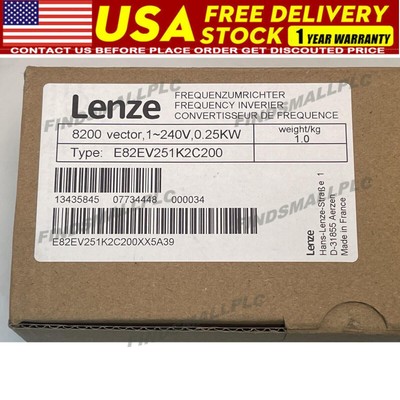 Lenze E82EV251_2C200 Frequency Inverter 8200 Vector E82EV251K2C200 US Seller NEW