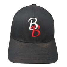 Double B Snapback Trucker Hat Black One Size Adjustable The Classics Yupoong