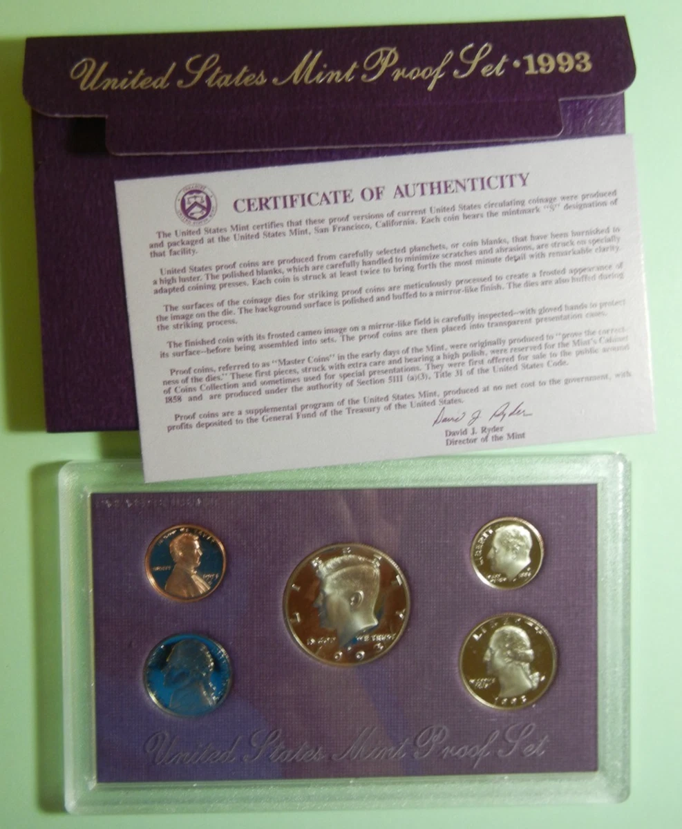 Uncirculated San Francisco 1993 US Coin Mint Sets for sale | eBay
