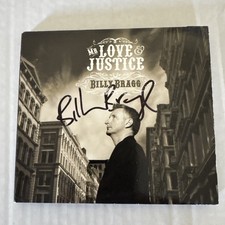 Billy Bragg-Mr Love & Justice 2xCD British Anti-Folk late career Highlght signed