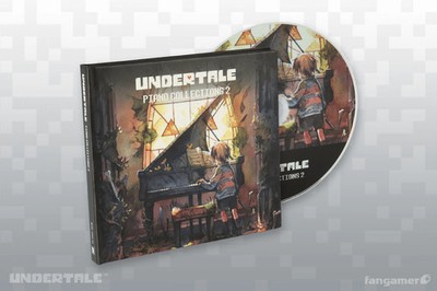 UNDERTALE Piano Collections Vol 2 CD with Art Book Materia Collective Fangamer