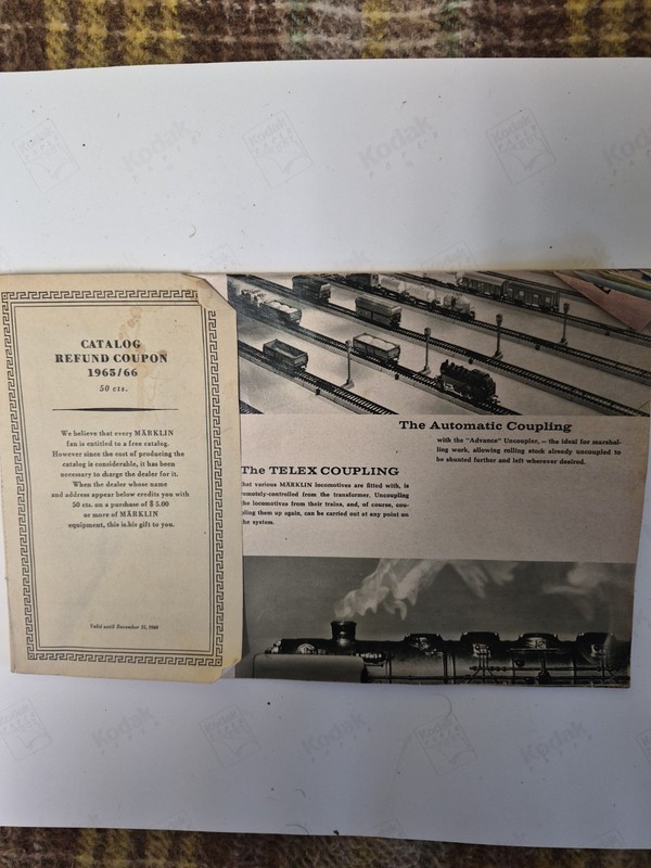 Marklin Model Train Catalog 1965/66