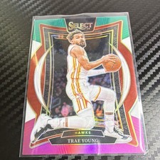 Trae Young [Red Scope Prizm] #123 Prices | 2024 Panini Select