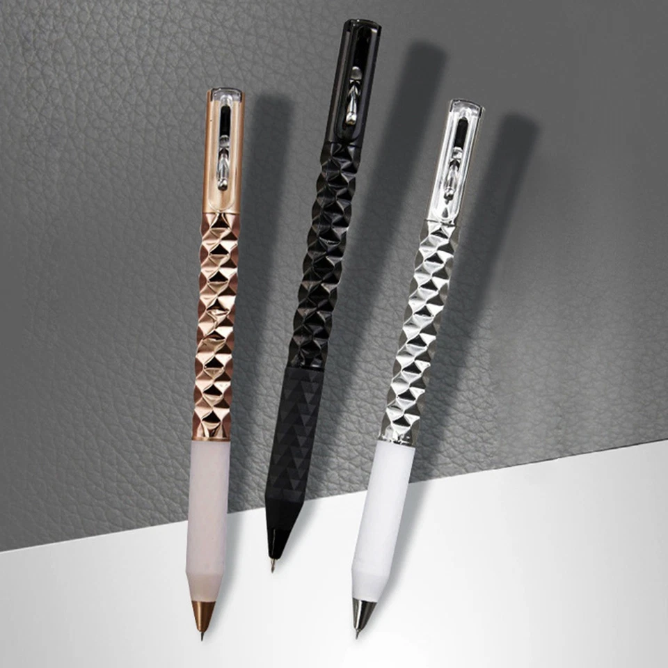 Everyday Use Pen Solid Metal Geometric Crinkle Stress Relief Ballpoint Set - image 3 of 4