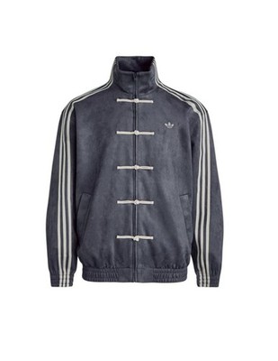 adidas シルバー ジャケット ASIA M AUTHENTICATED Adidas Originals CTT Chinese Jacket KR0295 Unisex
