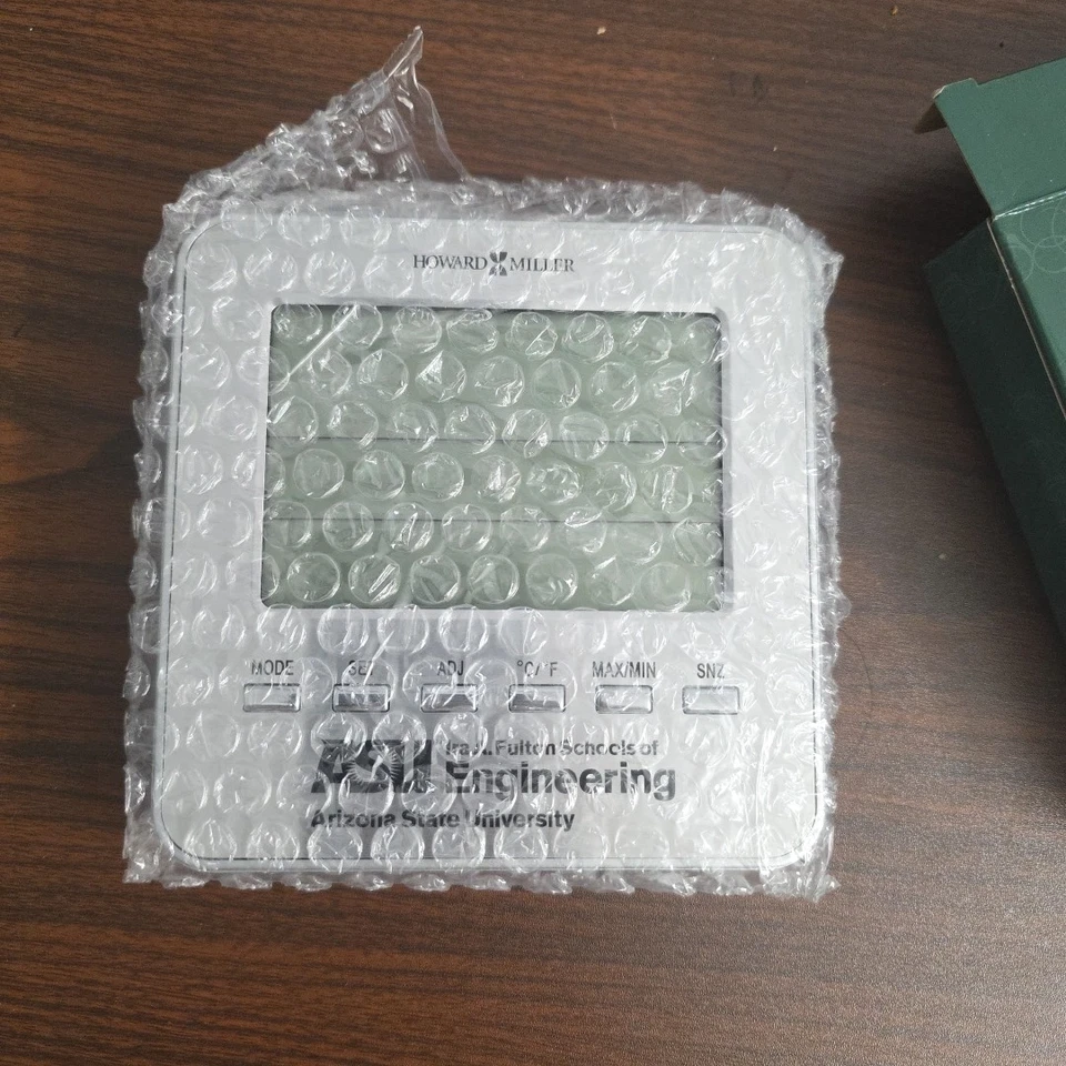 HOWARD MILLER WEATHER VIEW TABLETOP CLOCK 645-693 Asu Arizona State University F - Image 2 of 4