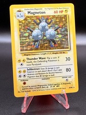 Pokémon 1999 TCG Set Base Magneton Holo Carta Rara 9/102