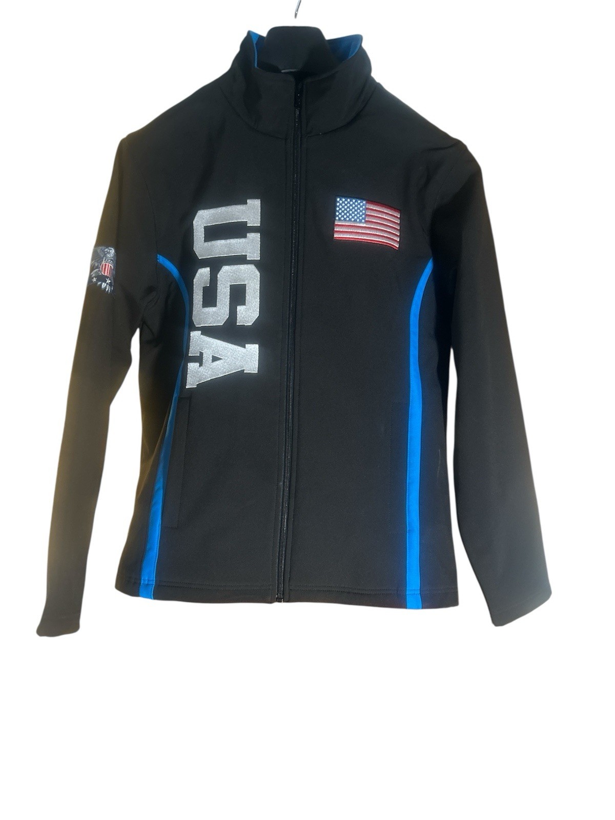 American Flag USA Composite Softshell Jacket S/P - image 1
