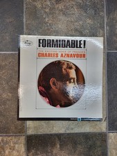1971 Formidable Exciting Voice of France's Charles Aznavour Vinyl Record Album 