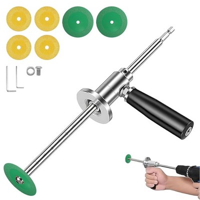 Inside pipe cutter for pvc pipe, 7-Inch Adjustable Cutting Depth,with Diamond...